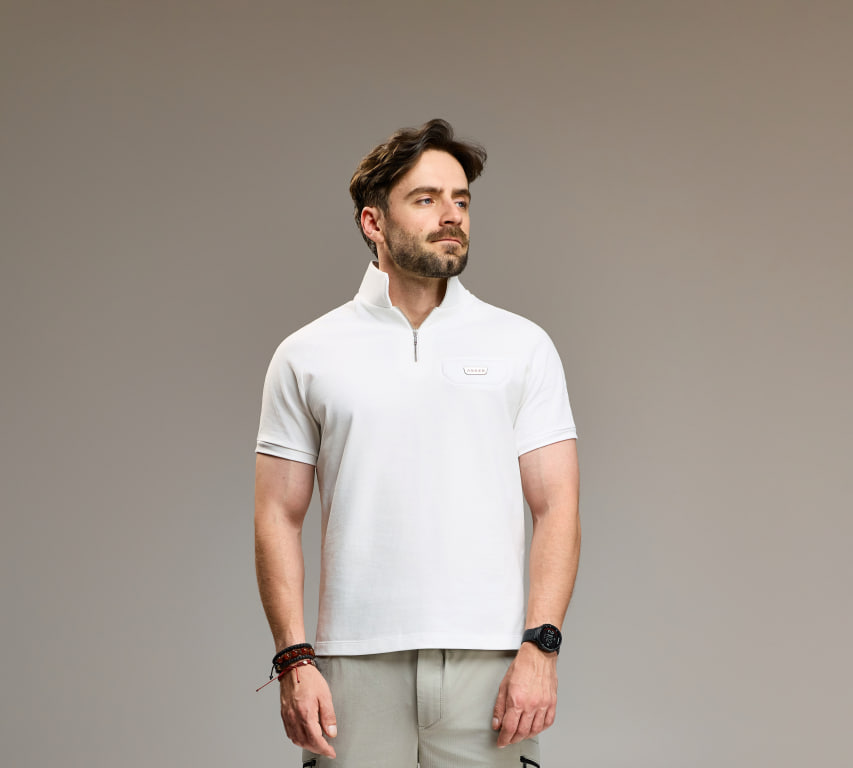 Футболка-поло ASKER Urban Warrior Polo White розмір