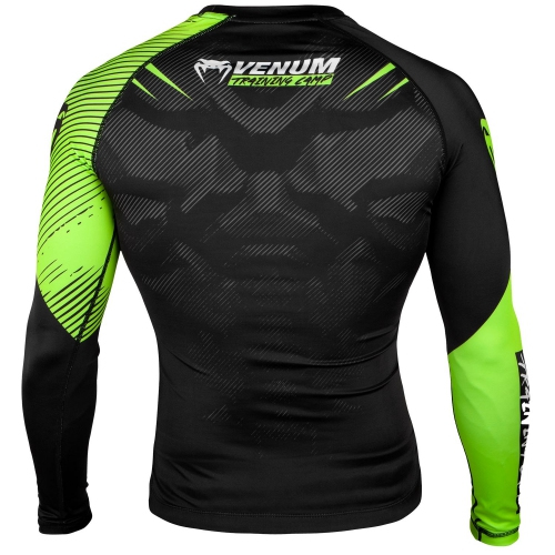Рашгард Venum Training Camp 2.0 Rashguard Long Black Neo Yellow купити