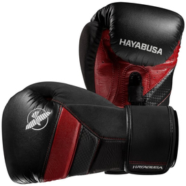 Боксерские перчатки Hayabusa T3 Boxing Gloves Black Red