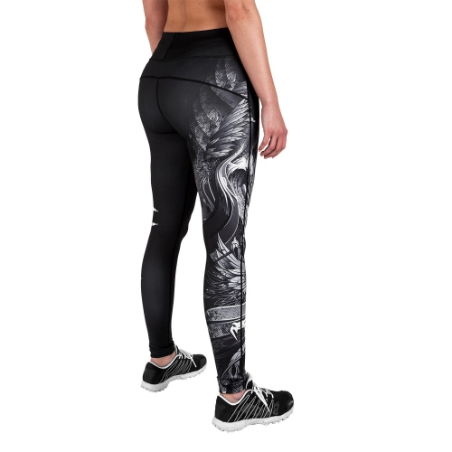Женские леггинсы Venum Phoenix Leggins Black White фото