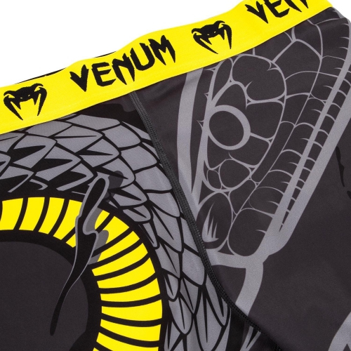 Компрессионные штаны Venum Snaker Spats Black Yellow оригінал