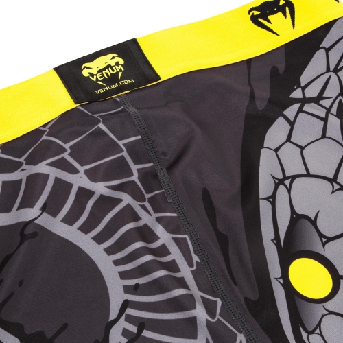 Компрессионные штаны Venum Snaker Spats Black Yellow розмір