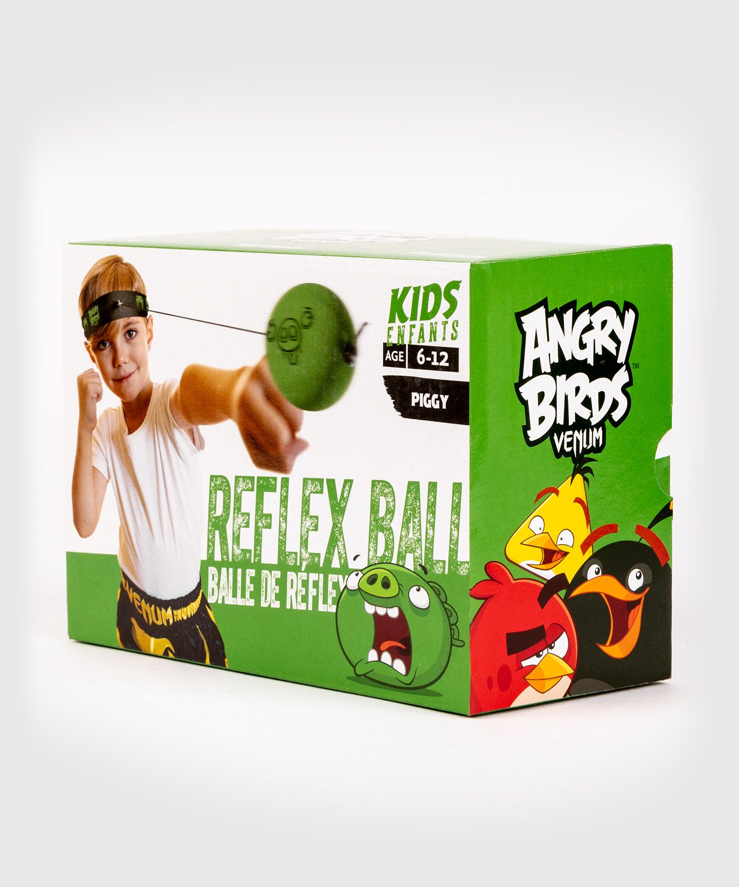 Детский файтбол Venum Angry Birds Reflex Ball For Kids Green купить
