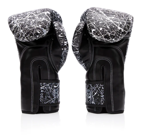 Fairtex BGV14PT Painter Boxing Gloves Black White price