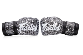 Боксерские перчатки Fairtex BGV14PT Painter Boxing Gloves Black White, Фото № 5