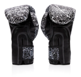 Боксерские перчатки Fairtex BGV14PT Painter Boxing Gloves Black White, Фото № 3