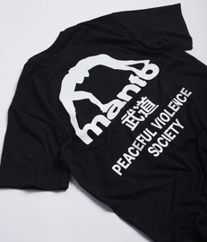 Футболка MANTO T-shirt Society Black, Фото № 2