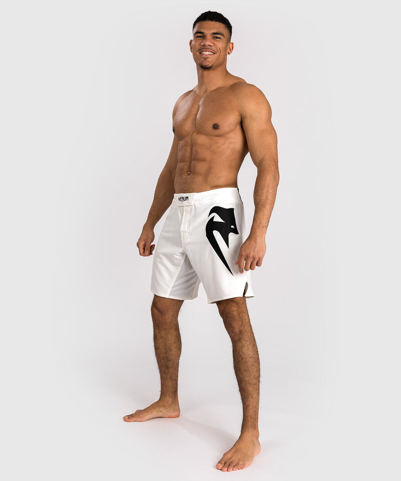 Шорты для ММА Venum Light 5.0 Fightshorts White Black фото