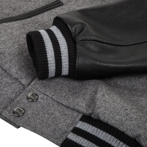 Venum Shockwave Varsity Jacket Black Grey photo