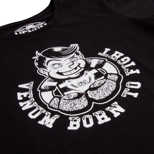 Детская футболка Venum Born to Fight T-shirt Black White оригинал