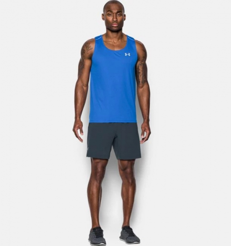 Шорти Under Armour Launch 2-in-1 Running Shorts Stealth Gray ціна