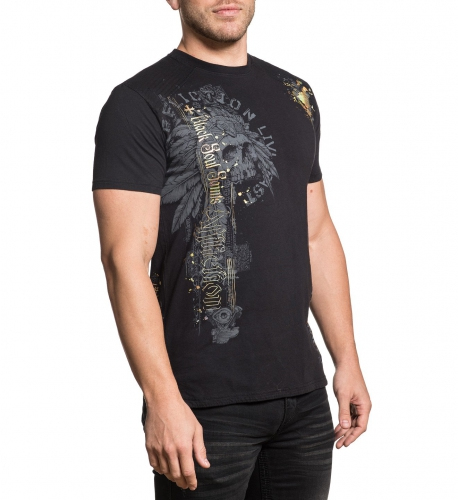 Футболка Affliction Soul Saint T-Shirt Black ціна