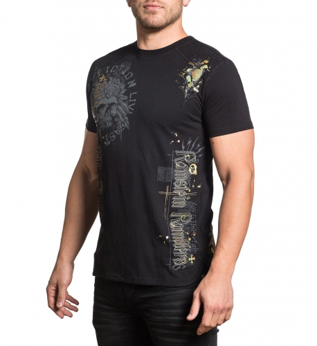 Футболка Affliction Soul Saint T-Shirt Black фото