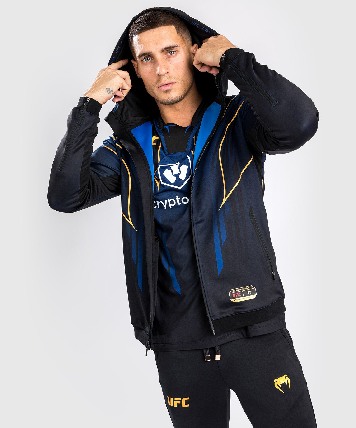 Hoodie Venum UFC Authentic Fight Night 2.0 Kit Midnight Edition Champion buy