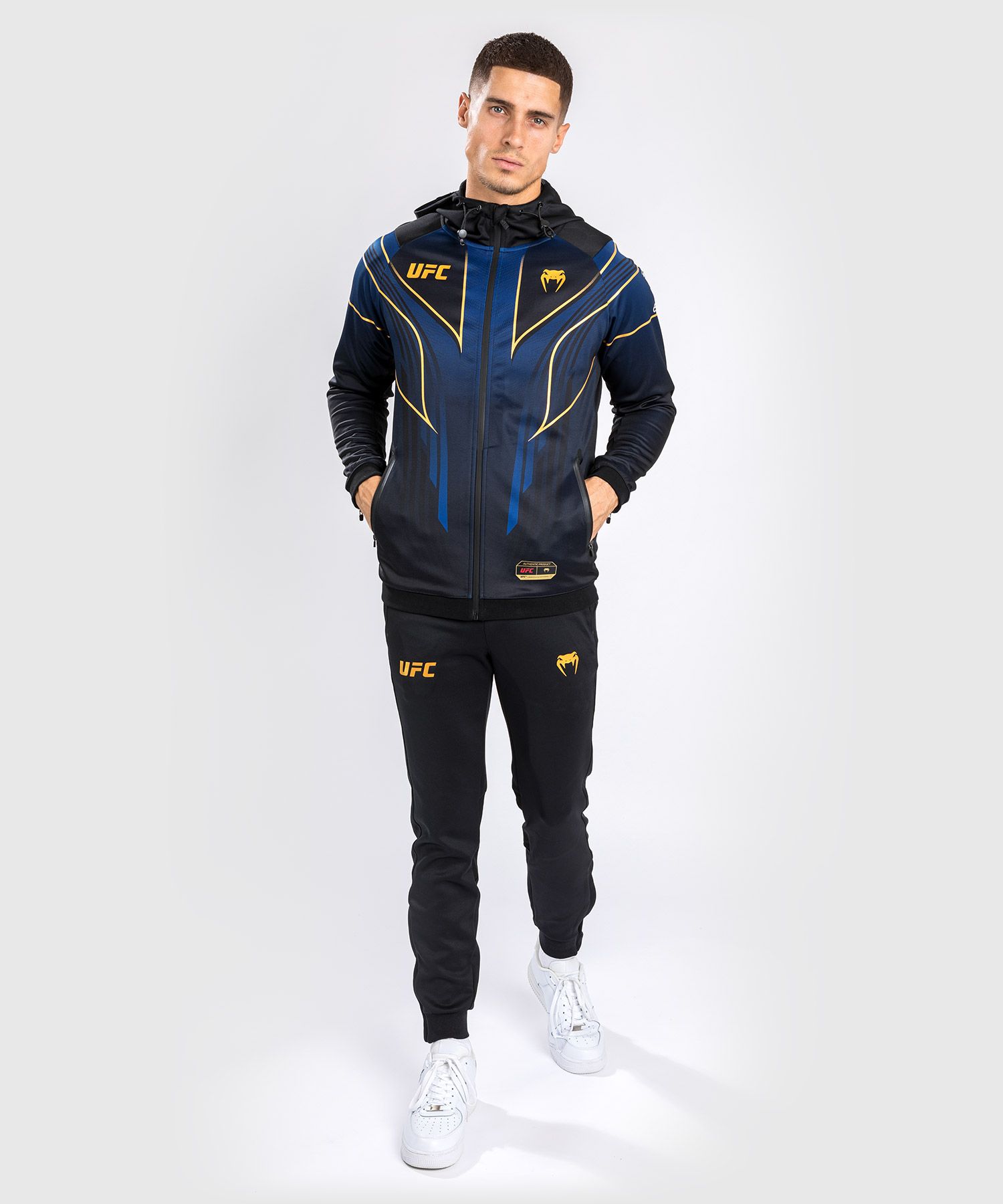 Hoodie Venum UFC Authentic Fight Night 2.0 Kit Midnight Edition Champion photo