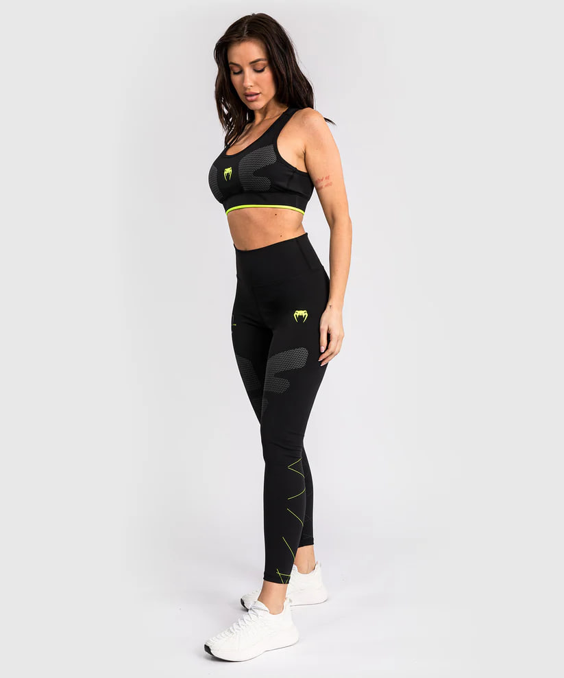 Жіночі легінси Venum Training Camp 4.0 Leggings - Black/Neon Green купити