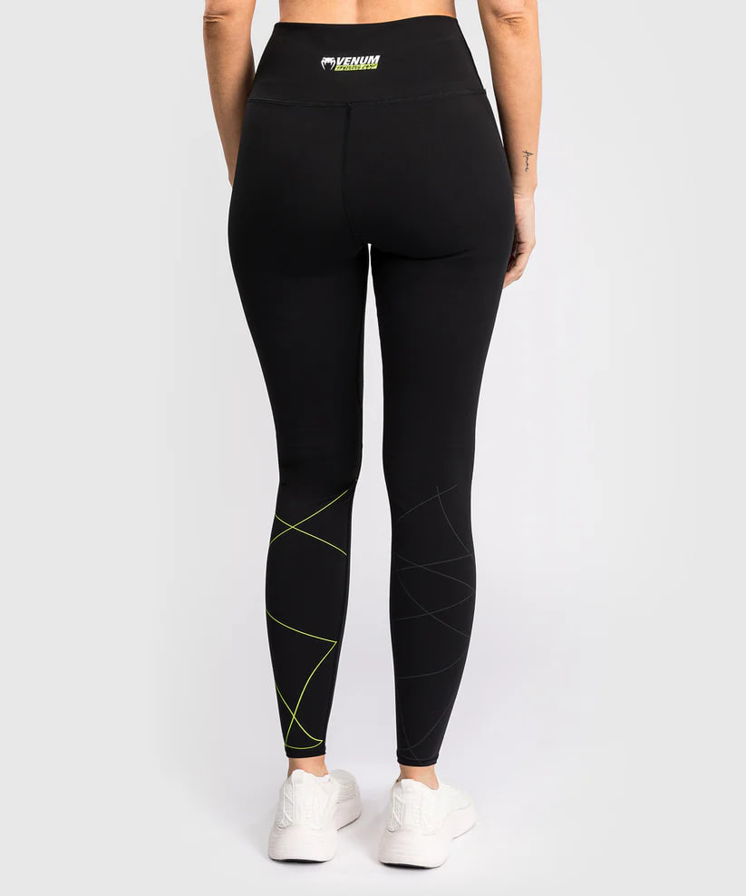 Жіночі легінси Venum Training Camp 4.0 Leggings - Black/Neon Green ціна
