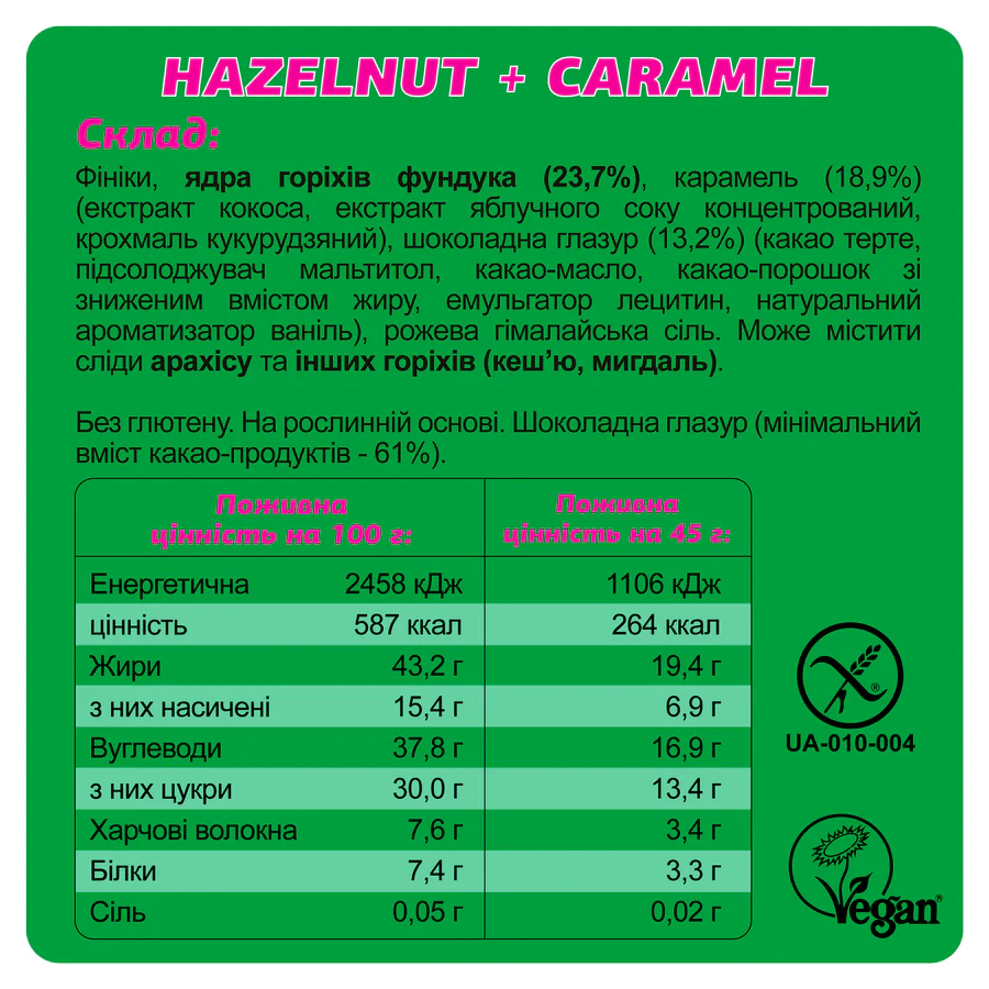 Шоколадный батончик Fizi Hazelnut Caramel оригинал