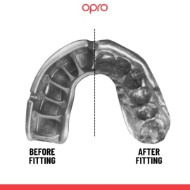 OPRO Self-fit UFC GEN2 Gold Youth Red Silver Childrens Mouthguard price
