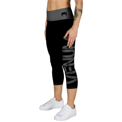 Womens Venum Power Leggings Crops Black Grey price