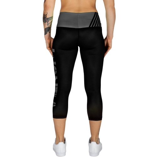Womens Venum Power Leggings Crops Black Grey buy