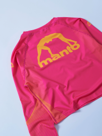 Женский рашгард-кроптоп MANTO Rashguard Defend Pink, Фото № 6