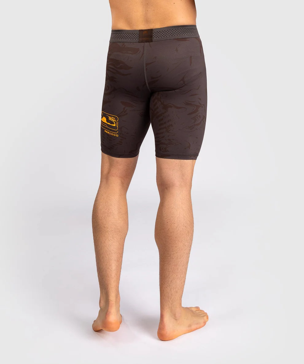 Компрессионные шорты UFC Venum FIGHT WEEK 4.0 Mens Vale Tudo Shorts Dark Brown фото