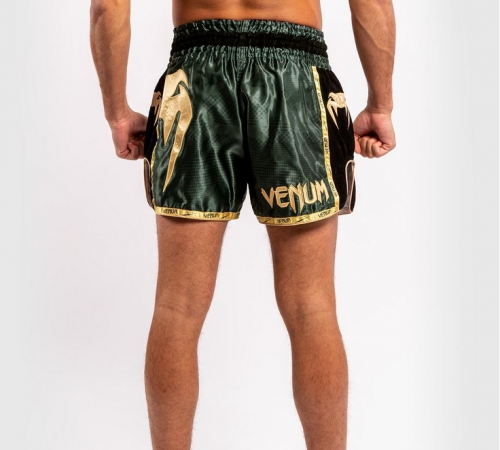 Shorts for Thai boxing Venum Giant Camo Khaki Gold buy
