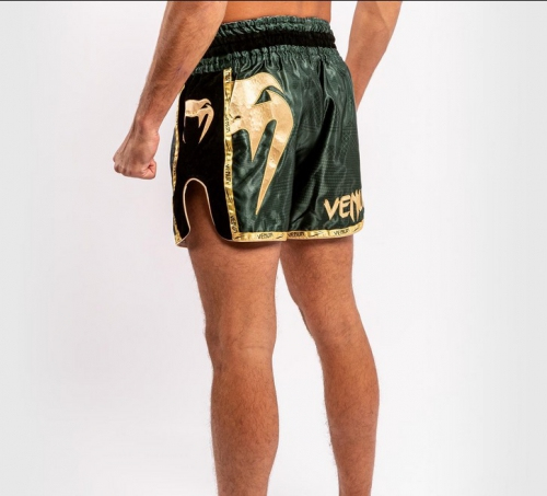 Shorts for Thai boxing Venum Giant Camo Khaki Gold price