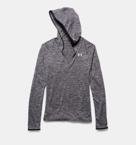 Womens sweatshirt with hood Under Armor Tech Twist Black photo