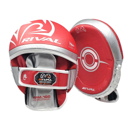 Лапы Rival RPM100 Professional Punch Mitts Red Silver