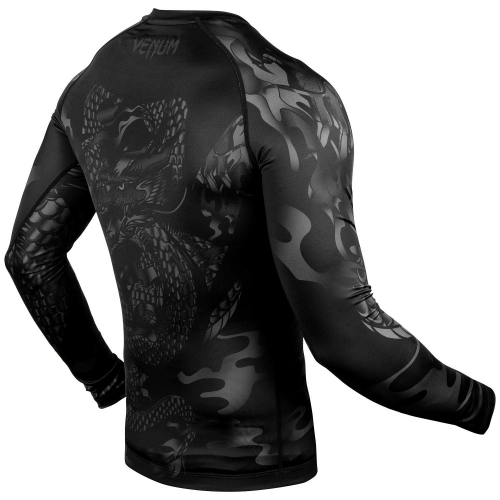 Venum Dragons Flight Rashguard Long Sleeves Black Black buy