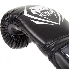 Боксерские перчатки Venum Contender Boxing Gloves Black, Фото № 4