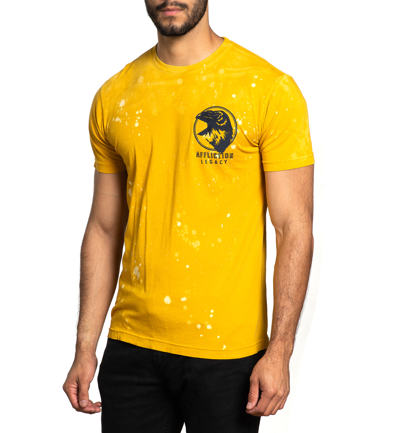 Affliction Blackbird A24542 Gold Constitution T-shirt price