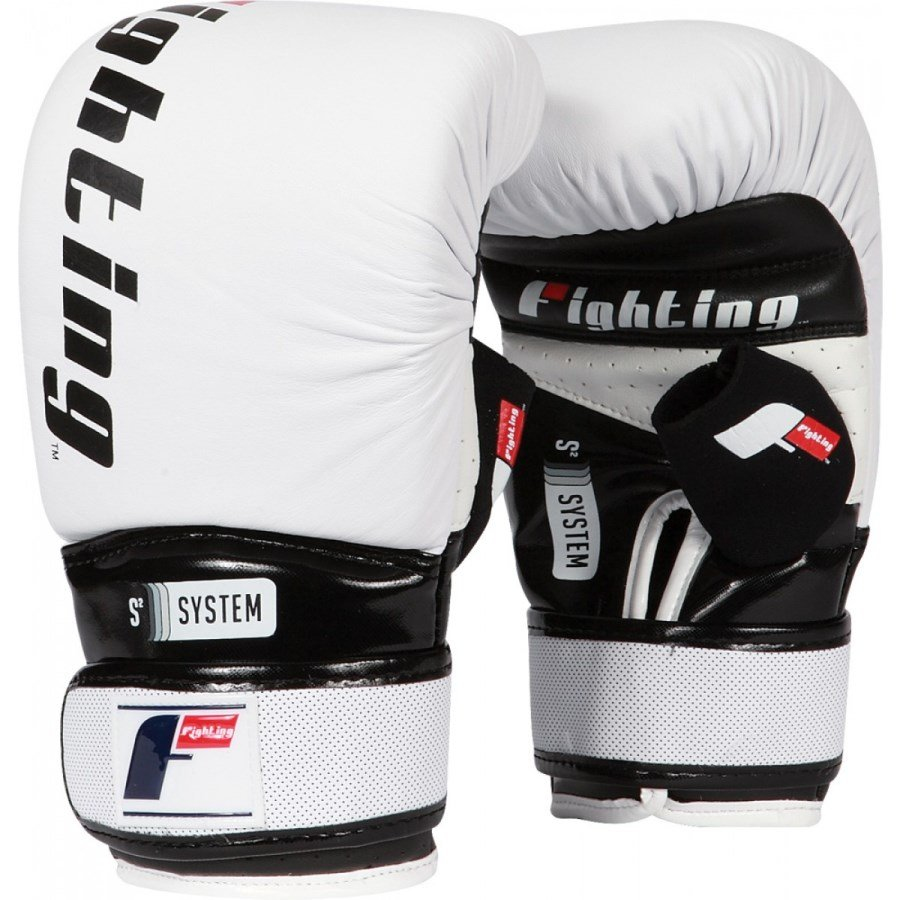 Снарядные перчатки Fighting Sports S2 Gel Elite Bag Gloves White
