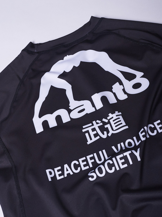 Рашгард  MANTO rashguard SOCIETY black фото