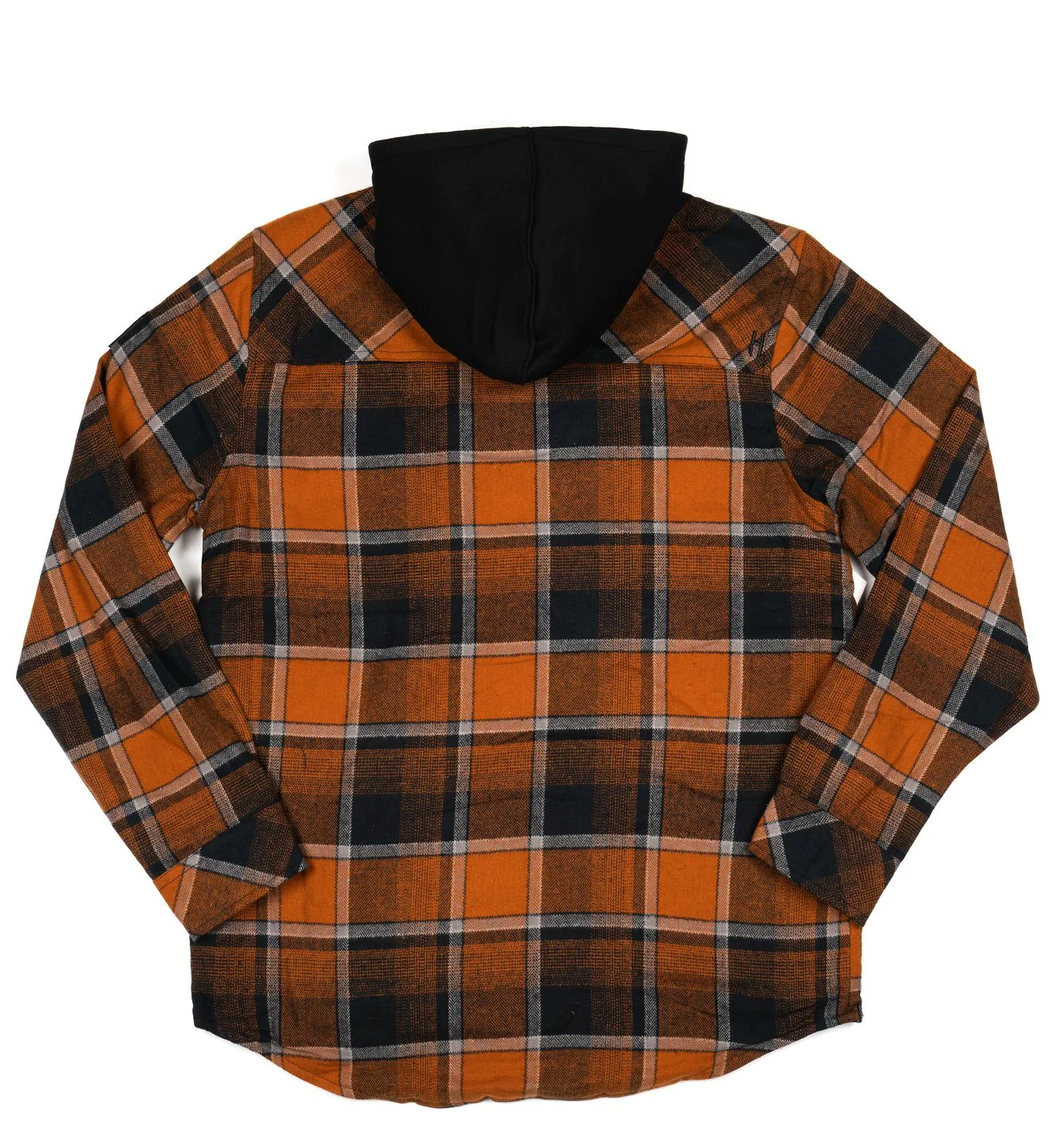 Howitzer Artillery Longsleeve Flannel Hood Brown Multi Shirt buy