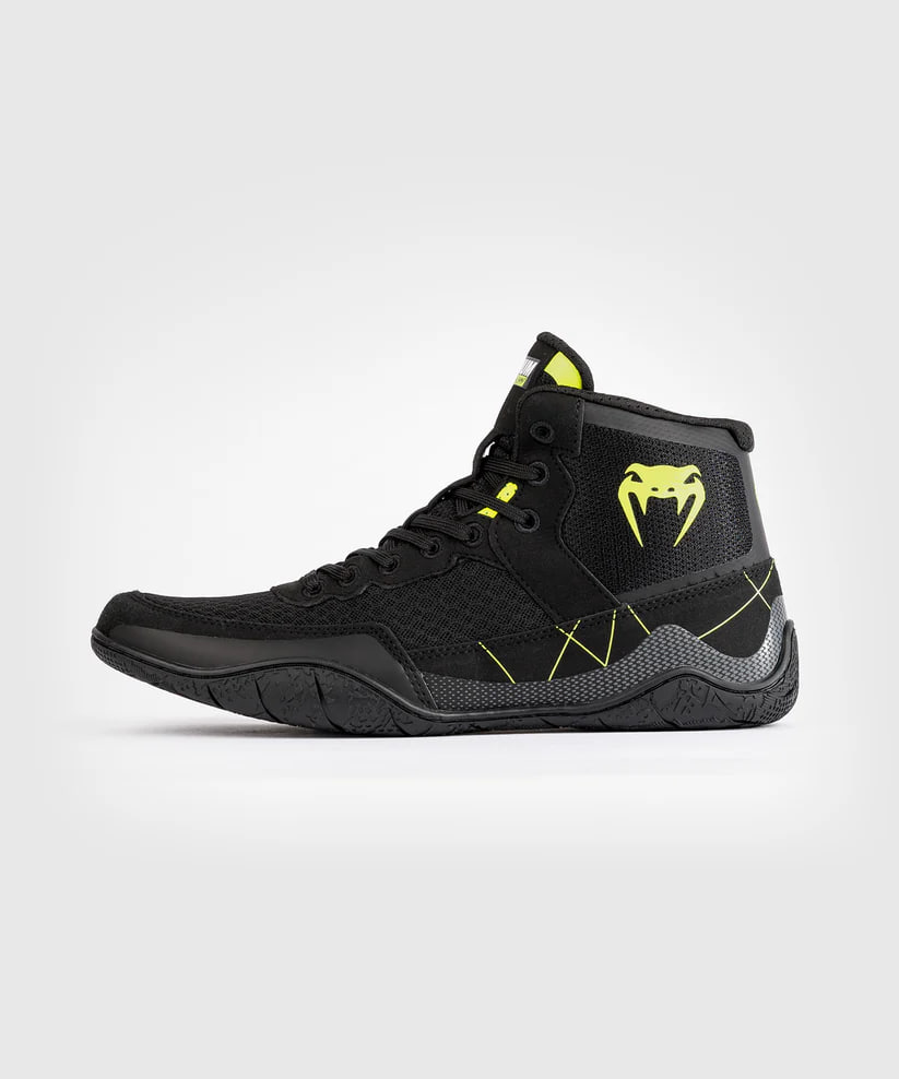 Борцовки Venum Venum Training Camp 4.0 Wrestling Shoes Black Neon Green цена