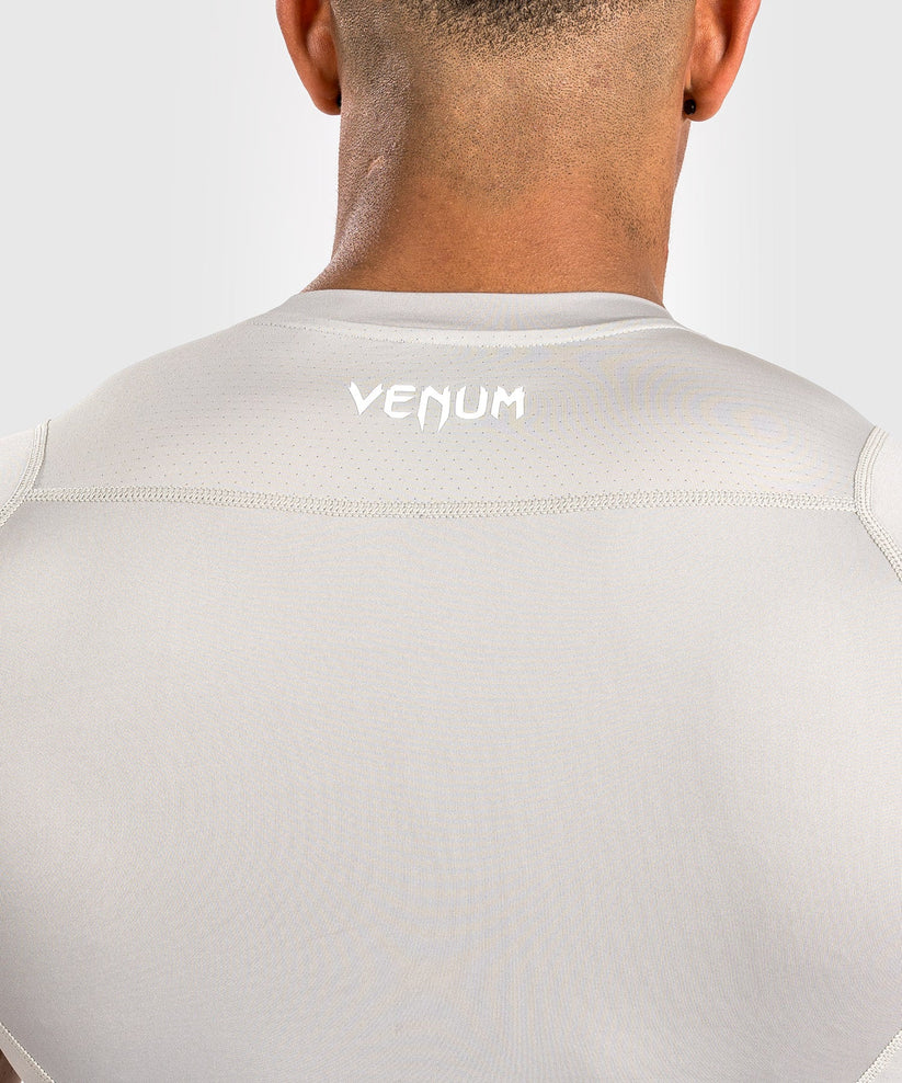 Рашгард Venum Attack Mens Short Sleeve Rashguard Sand оригинал