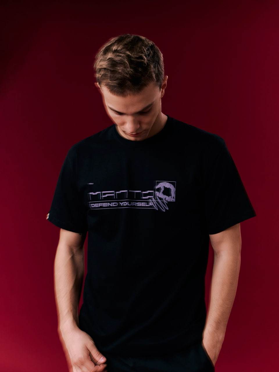 Футболка MANTO t-shirt CLAIM black купити