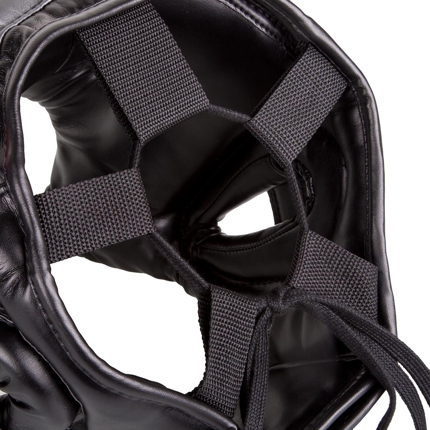 Boxing helmet Venum Elite Iron Headgear Black photo