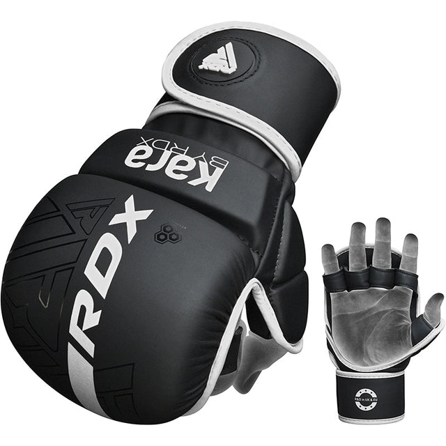 Рукавиці для MMA RDX F6 Kara Shooter Sparring Gloves Matte White купити