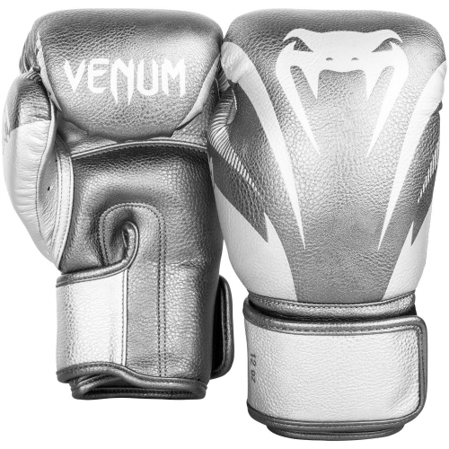 Боксерские перчатки Venum Impact Boxing Gloves Silver купить
