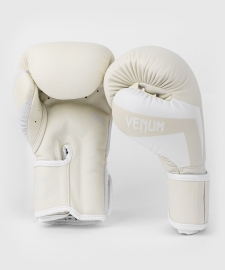 Venum Elite Boxing Gloves White Ivory, Photo No. 2