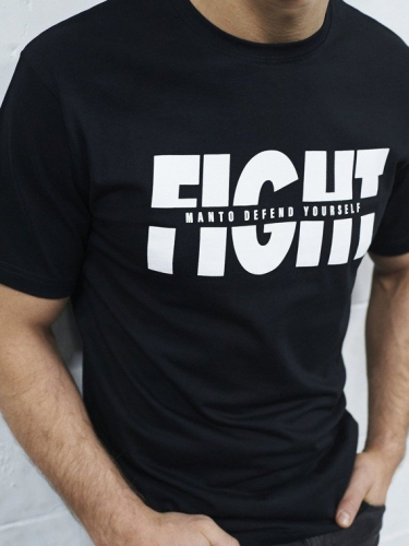 Футболка MANTO T-shirt Fight Black фото