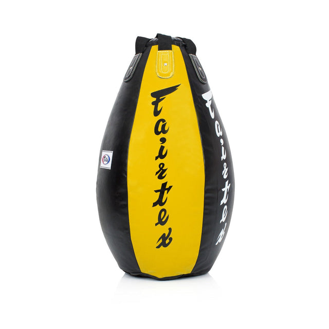 Груша-крапля Fairtex HB15 Super Tear Drop Heavy Bag Unfilled Black Yellow ціна