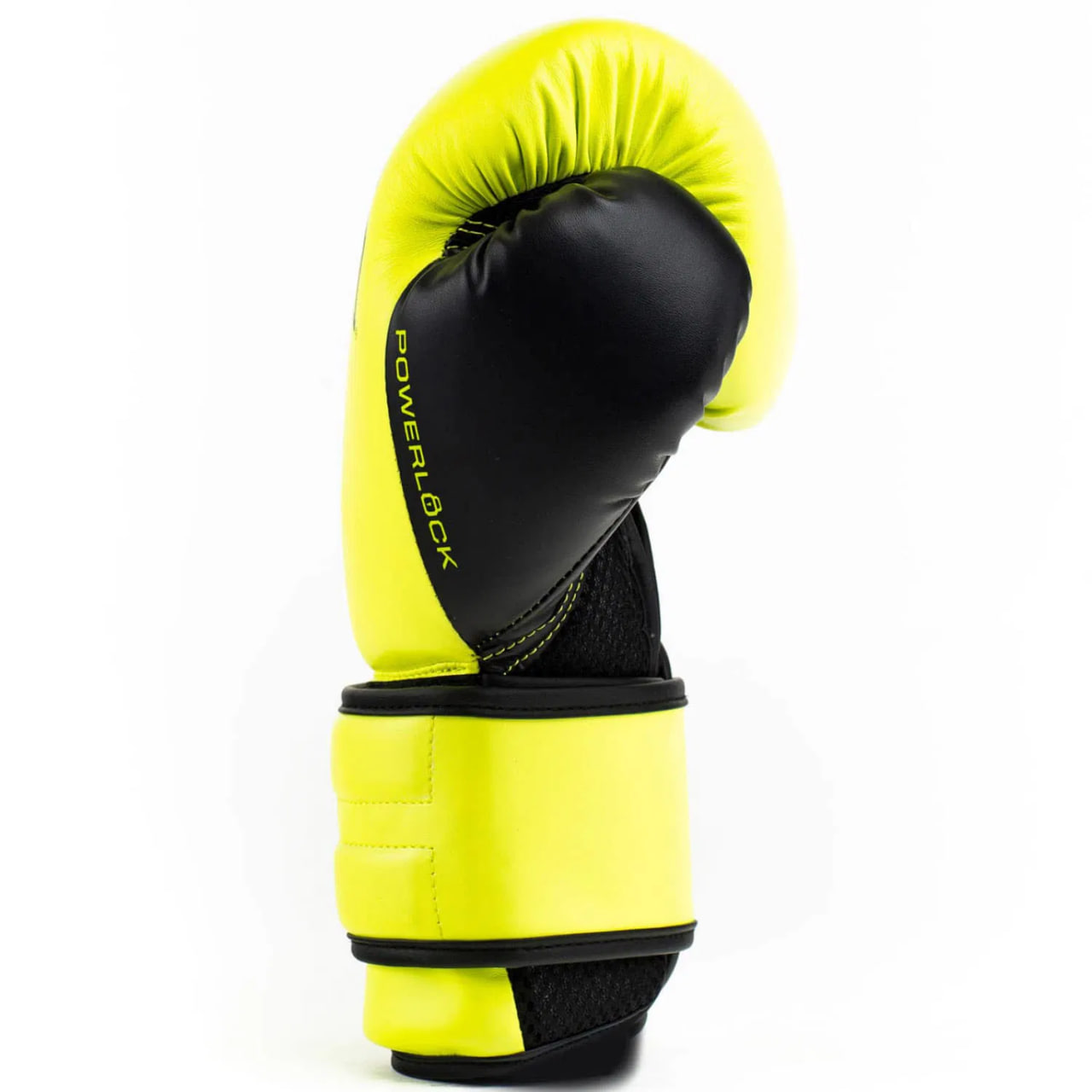 Боксерские перчатки Everlast Powerlock 2 Hook & Loop Pro Training Gloves Neon Yellow цена