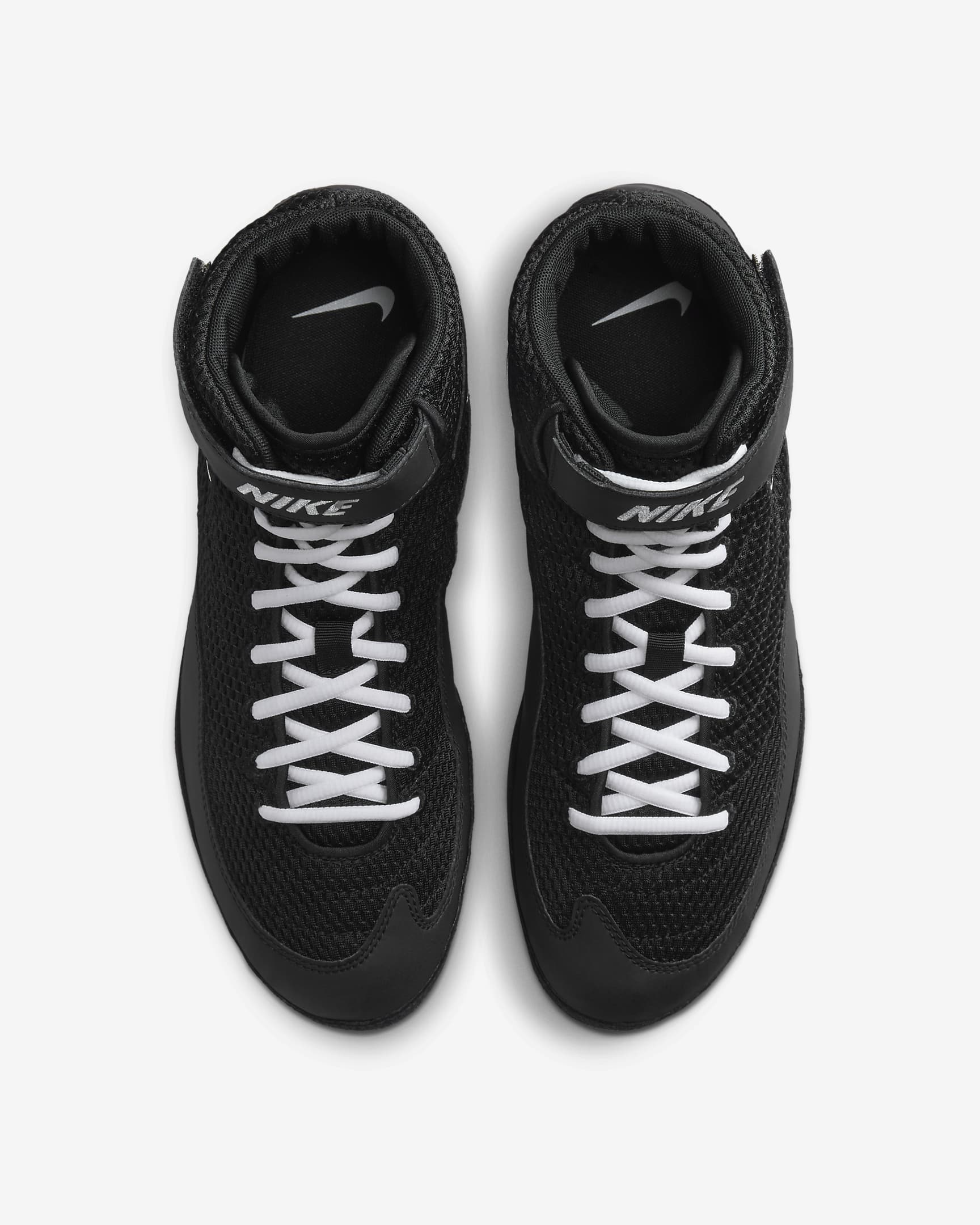 Nike Inflict Wrestling Shoes Black White original