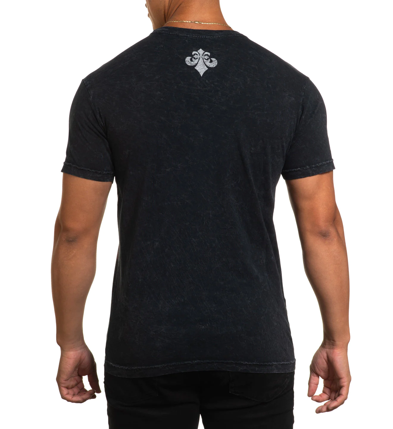 Affliction Lucky Tee Black Lava Wash T-shirt buy