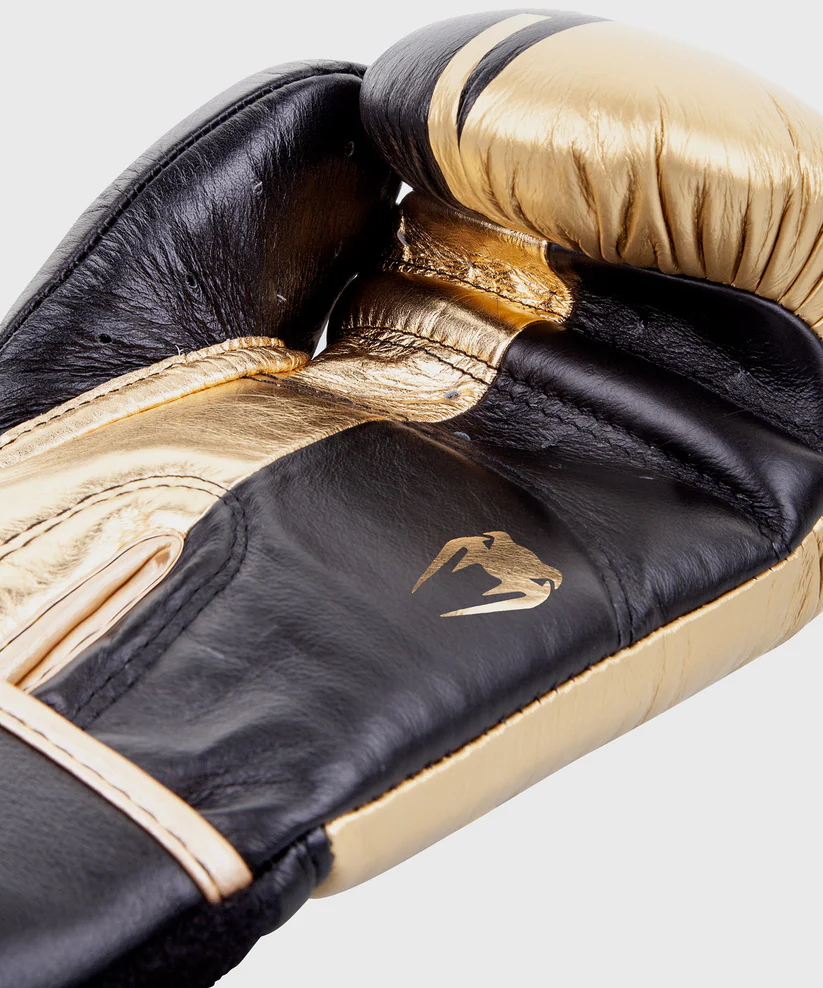 Боксерські рукавиці Venum Shield Pro Boxing Gloves Velcro Black Gold фото